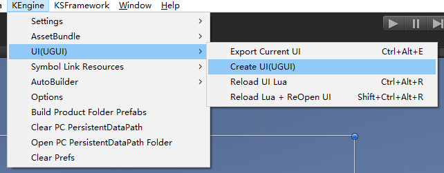 KEngine-UI-Create UI创建UI布局